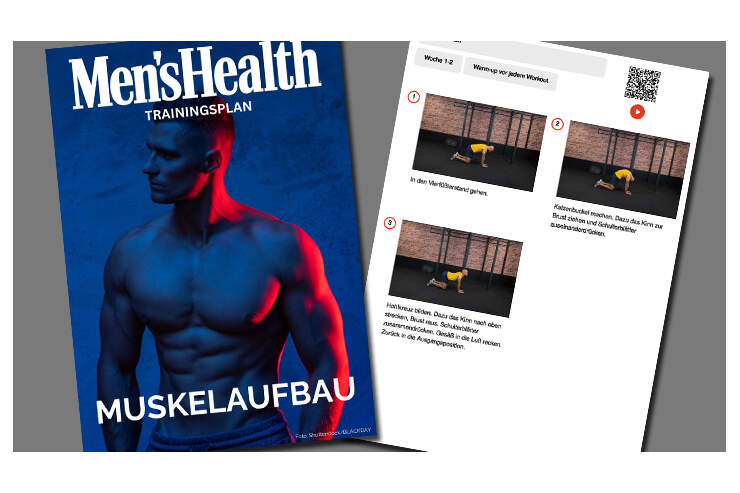 Muskelaufbau fürs Gym in 8 Wochen – Trainingsplan für Fortgeschrittene über 40