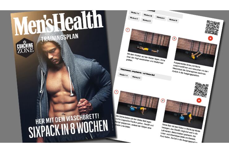 Sixpack-Trainingsplan in 8 Wochen – Trainingsplan