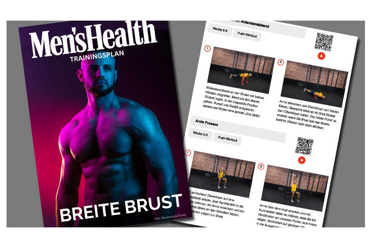 Breite Brust fürs Gym in 2 Wochen – Trainingsplan für Fortgeschrittene unter 40