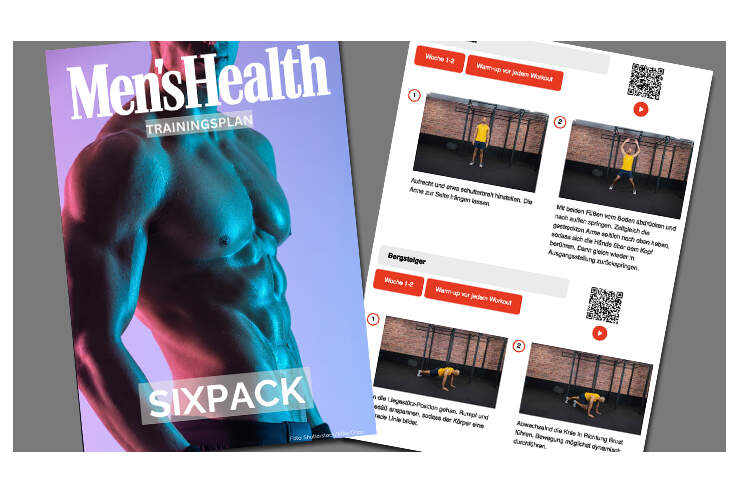 Sixpack mit dem Gym-Trainingsplan für 8 Wochen – Trainingsplan für Fortgeschrittene unter 40