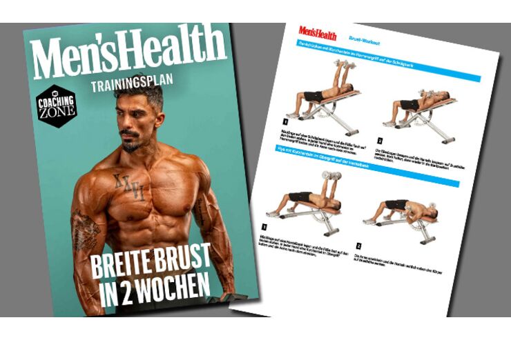 Breite Brust im Home-Gym in 2 Wochen – Trainingsplan