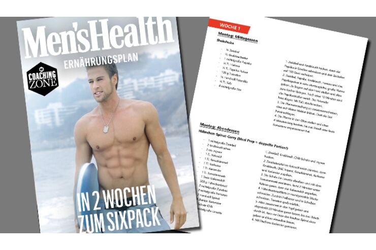 Ernährungsplan für das Sixpack in 2 Wochen – Ernährungsplan